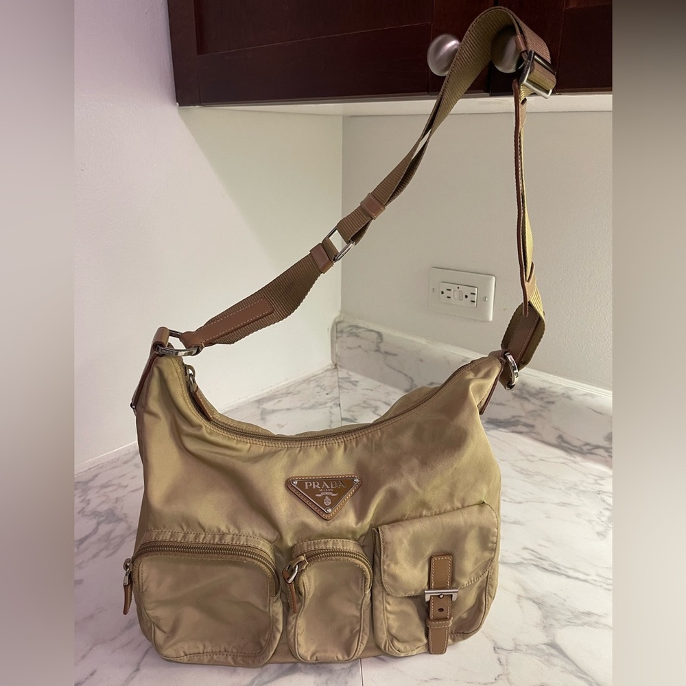 Prada Utility Nylon Leather Bag